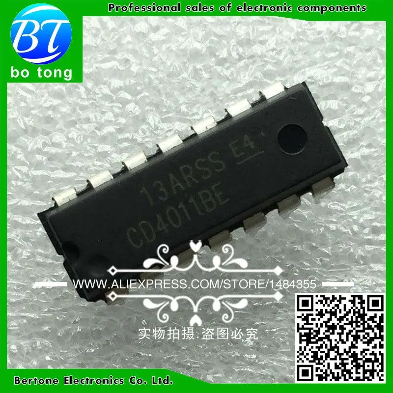 

100PCS /200PCS CD4011BE CD4011 HEF4011BP HCF4011 DIP 4011 DIP14 new and original IC