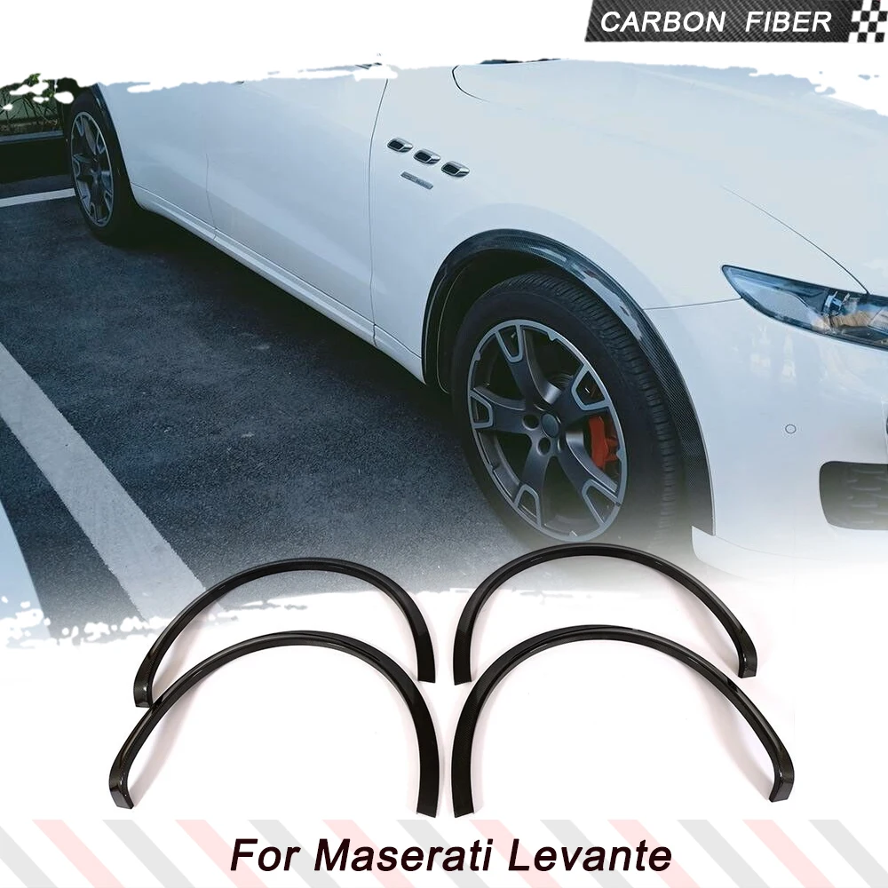 Carbon Fiber Wheel Eyebrow For Maserati Levante 2016 - 2019 Base Sport S Sport 4-Door Wheel Fender Flares Mudguards 4pcs/set
Carbon Fiber Wheel Eyebrow For Maserati Levante 2016 - 2019 Base Sport S Sport 4-Door Wheel Fender Flares Mudguards 4pcs/set