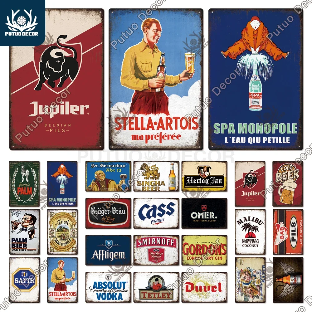 Putuo Decor Beer Tin Sign Vintage Metal Plaque Retro Posters Wall Decoration Plate for Bar Pub Club Man Cave Home Iron Painting
Putuo Decor Beer Tin Sign Vintage Metal Plaque Retro Posters Wall Decoration Plate for Bar Pub Club Man Cave Home Iron Painting