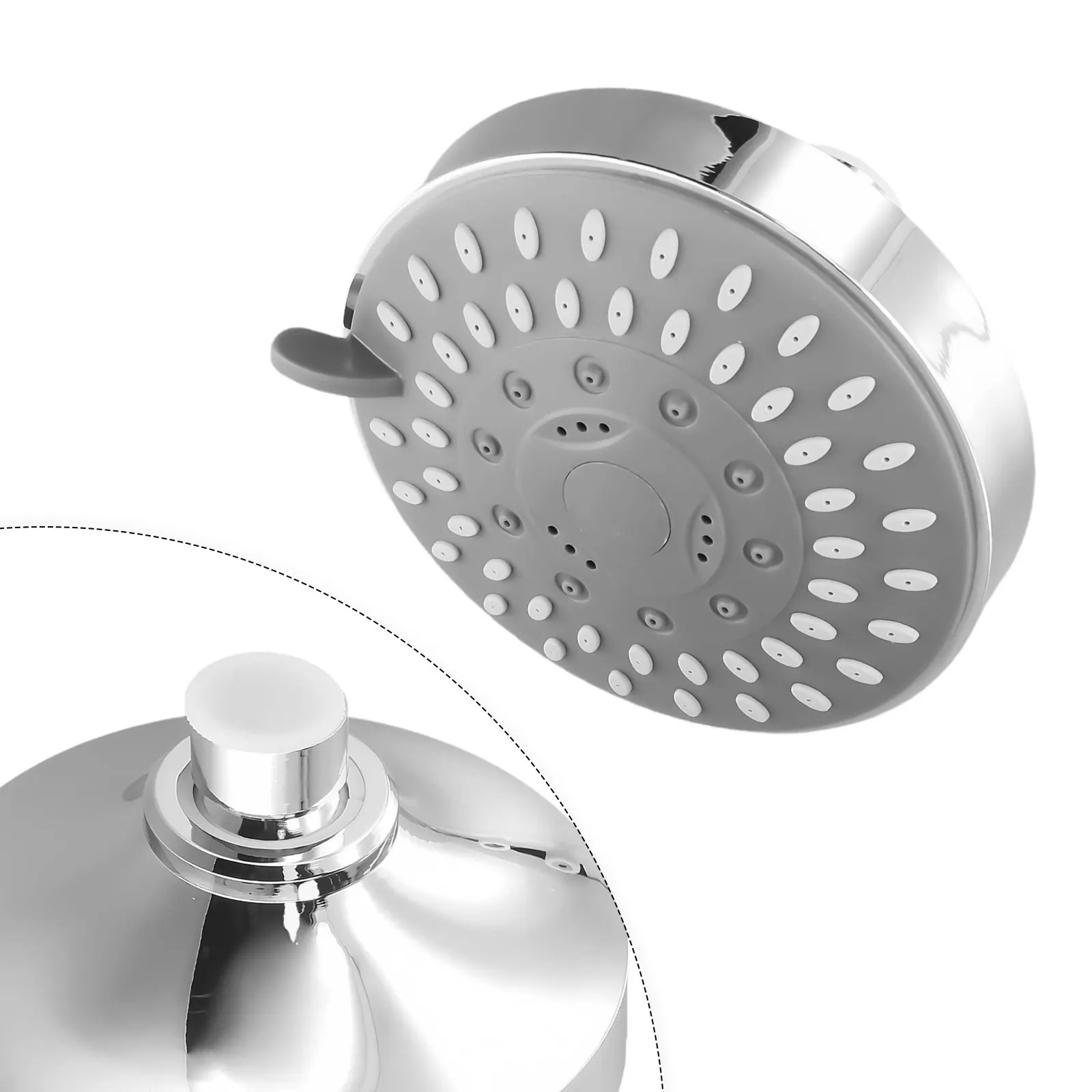 5 Modes Adjustable High Pressure Shower Head Sprayer 4 Inch Rainfall Shower Head Sprayer Nozzle Bathroom Fixture
5 Modes Adjustable High Pressure Shower Head Sprayer 4 Inch Rainfall Shower Head Sprayer Nozzle Bathroom Fixture