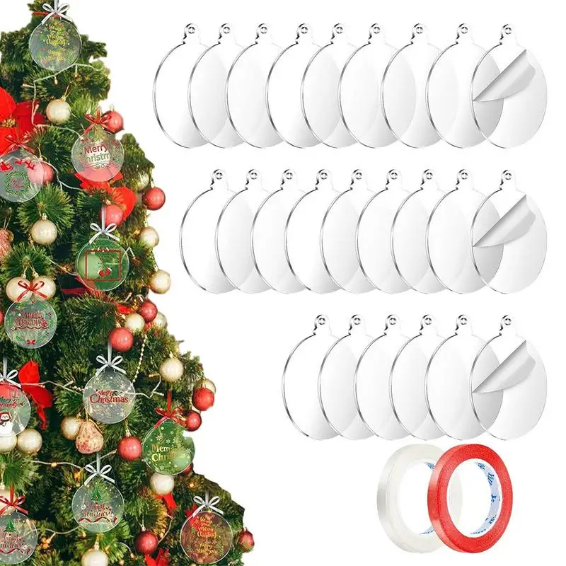 Clear Acrylic Christmas Ornaments Round Discs Decoration For Christmas Tree Multi-Purpose Decoration Accessory For Bedroom And
Clear Acrylic Christmas Ornaments Round Discs Decoration For Christmas Tree Multi-Purpose Decoration Accessory For Bedroom And