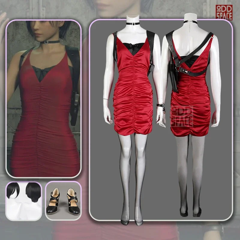 Ada Wong Cosplay Costume Game Evil 4 Remake Cosplay Adult Women Sexy Dress Wig Halloween Carnival Outfits Role Playing Gifts
Ada Wong Cosplay Costume Game Evil 4 Remake Cosplay Adult Women Sexy Dress Wig Halloween Carnival Outfits Role Playing Gifts