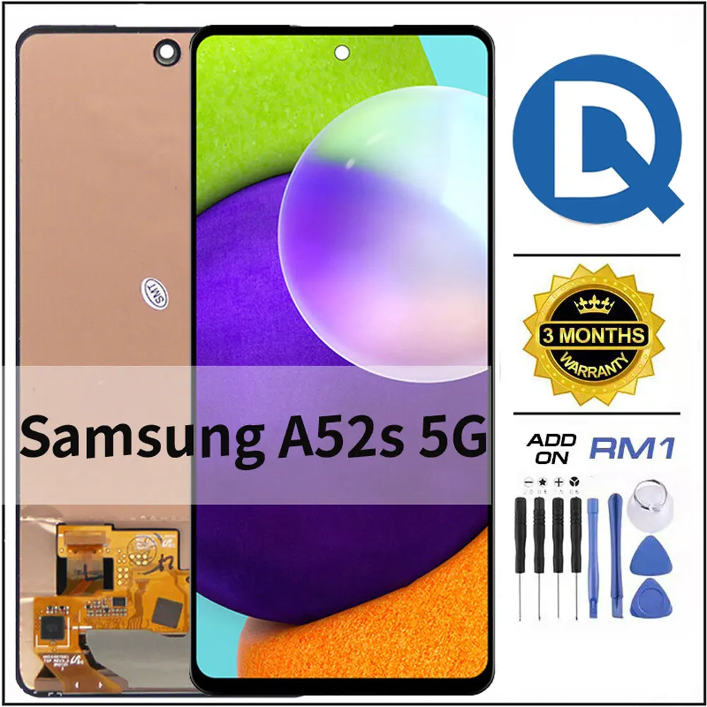 6.5 Inch Original LCD Display For Samsung A52S 5G AMOLED,Display Touch Screen Digitizer Replacement Quality for SM-A528B Screen
6.5 Inch Original LCD Display For Samsung A52S 5G AMOLED,Display Touch Screen Digitizer Replacement Quality for SM-A528B Screen