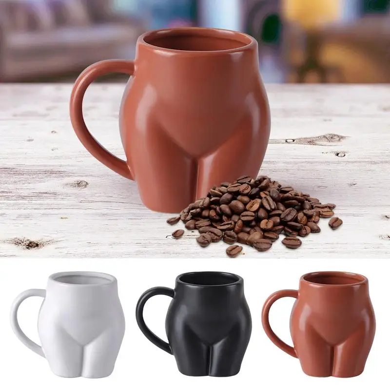 

Coffee Mug 520ml 3D Buttock Ceramic Coffee Mugs Ceramic Coffee Cups Home Decor Tea Cup large-capacity beautiful water cup