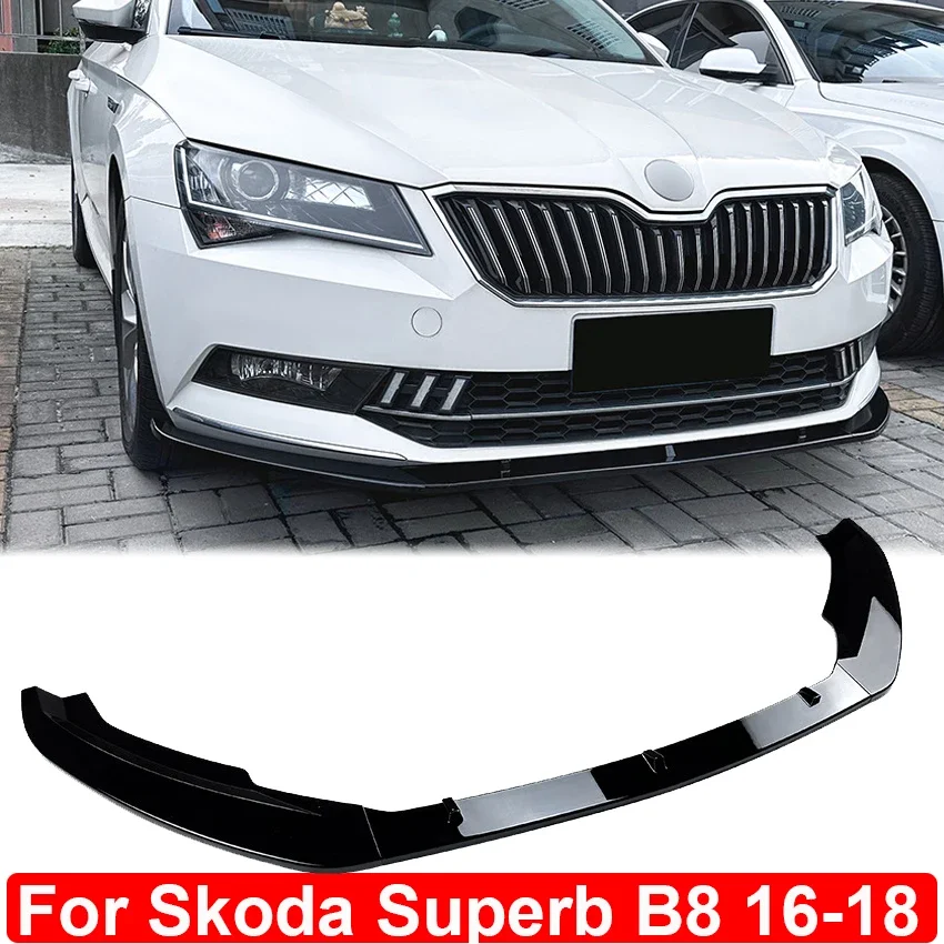 For Skoda Superb B8 2016 2017 2018 Front Bumper Lip Spoiler Side Splitter Canards Deflector Body Kit Guard Cover Car Accessories
For Skoda Superb B8 2016 2017 2018 Front Bumper Lip Spoiler Side Splitter Canards Deflector Body Kit Guard Cover Car Accessories