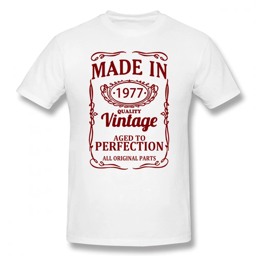 Made In 1977 Birthday Present Gift Idea T Shirt Graphic Cotton Streetwear Short Sleeve Legend Since 1977 T-shirt
Made In 1977 Birthday Present Gift Idea T Shirt Graphic Cotton Streetwear Short Sleeve Legend Since 1977 T-shirt