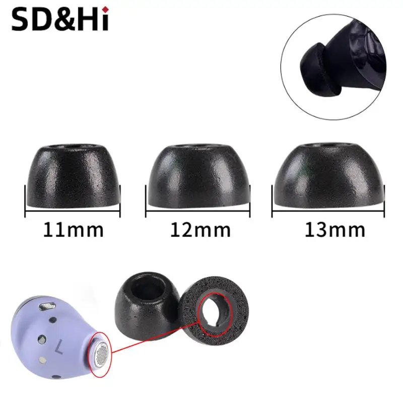 3Pairs 11/12/13mm Memory Foam Ear Tips For Samsung Galaxy Buds Pro Eartips True Wireless Earbuds Tips Slow Rebound
3Pairs 11/12/13mm Memory Foam Ear Tips For Samsung Galaxy Buds Pro Eartips True Wireless Earbuds Tips Slow Rebound