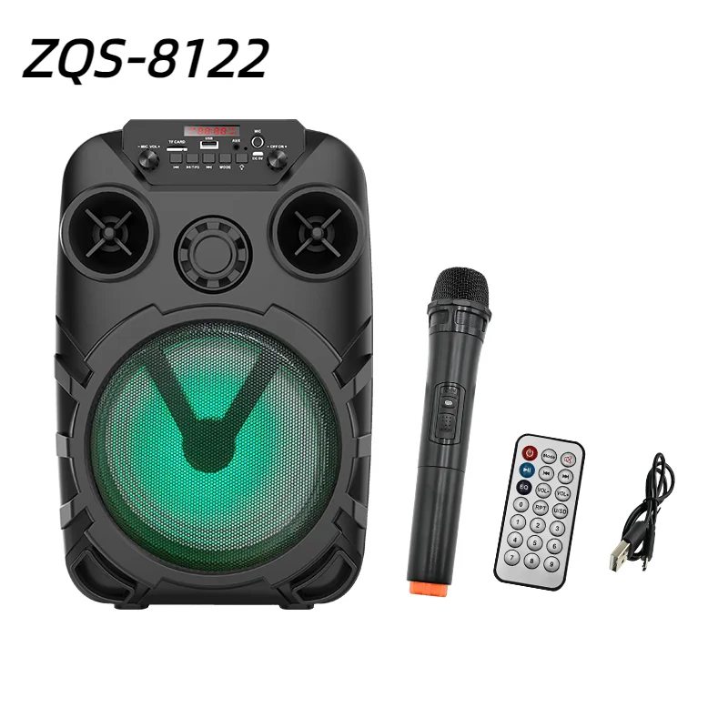 Household Outdoor Portable Bighigh-volume Karaoke Party Wireless Bluetooth Speakers Colour Led Light Plug-in Card Sound With Mic
Household Outdoor Portable Bighigh-volume Karaoke Party Wireless Bluetooth Speakers Colour Led Light Plug-in Card Sound With Mic