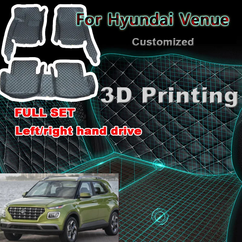 Car Floor Mats For Hyundai Venue QX 2020 2021 2022 Luxury Mat Protective Pad Leather Rugs Anti Dirty Carpets Car Accessories
Car Floor Mats For Hyundai Venue QX 2020 2021 2022 Luxury Mat Protective Pad Leather Rugs Anti Dirty Carpets Car Accessories
