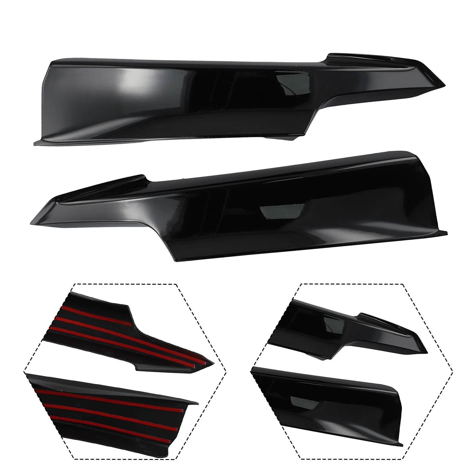 1Pair Front Bumper Side Splitter Cover Left Right Front Corner Fog Lamp For BMW 3 Series F30 M Sport 320i 325i 13-2019 Parts
1Pair Front Bumper Side Splitter Cover Left Right Front Corner Fog Lamp For BMW 3 Series F30 M Sport 320i 325i 13-2019 Parts
