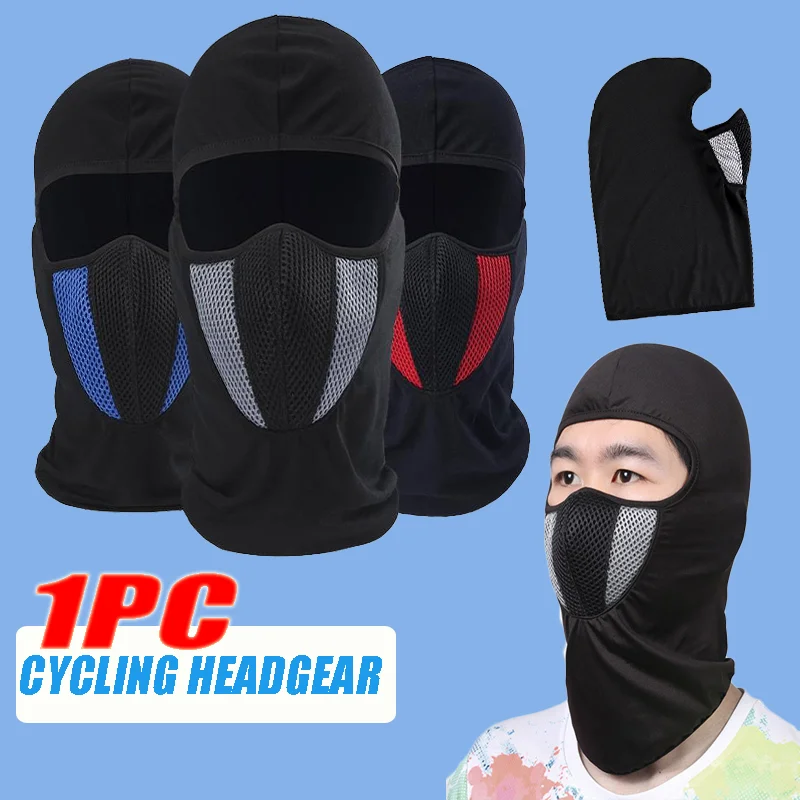 1pc Outdoor Sports Cycling Headgear Ice Silk Sunscreen Mask Bicycle Motorcycle Windproof Dustproof Masked Cycling Headgear
1pc Outdoor Sports Cycling Headgear Ice Silk Sunscreen Mask Bicycle Motorcycle Windproof Dustproof Masked Cycling Headgear