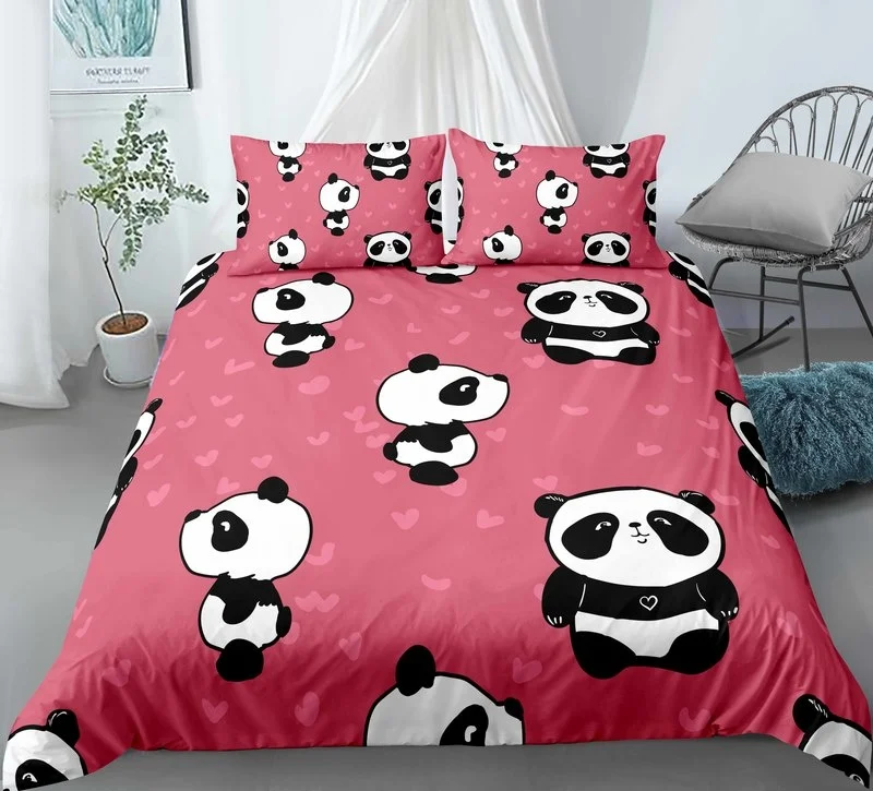 Panda Bedding Set Single Twin Full Queen King Size Cartoon Animals Bed Set Aldult Kid Bedroom Duvetcover Sets 3D Print 032
Panda Bedding Set Single Twin Full Queen King Size Cartoon Animals Bed Set Aldult Kid Bedroom Duvetcover Sets 3D Print 032