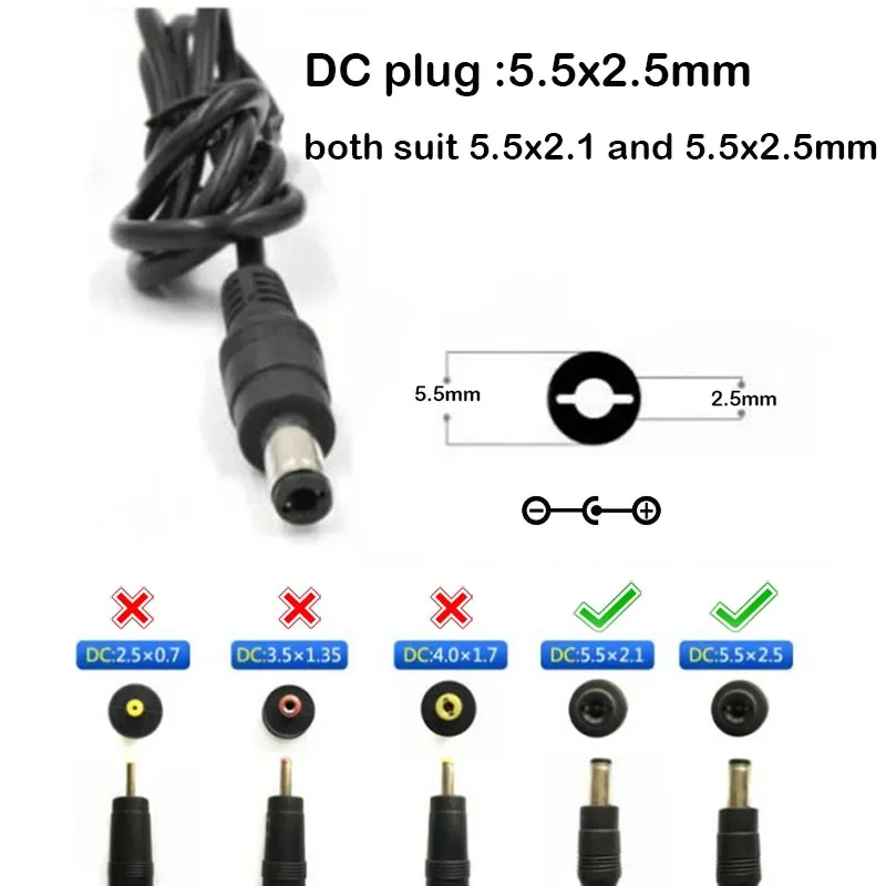 

AC 110v 240V to DC 5V 1A 2A 3A 3000ma Power Adapter Supply wall Charger Adaptor EU US Plug for LED Light Strip cctv camera