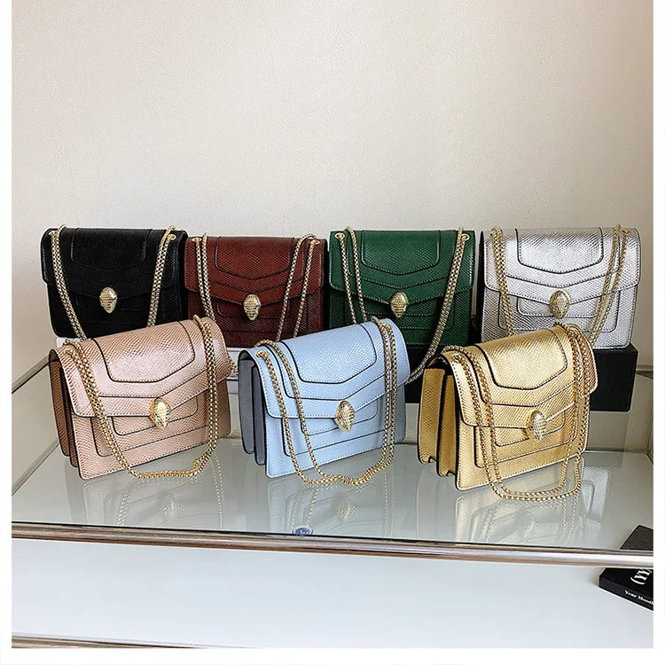 New Women's Luxury Snake Head Bag 2023 women's bag Chain Shoulder Bag Trendy Western Style Crossbody Bag Handbags
New Women's Luxury Snake Head Bag 2023 women's bag Chain Shoulder Bag Trendy Western Style Crossbody Bag Handbags