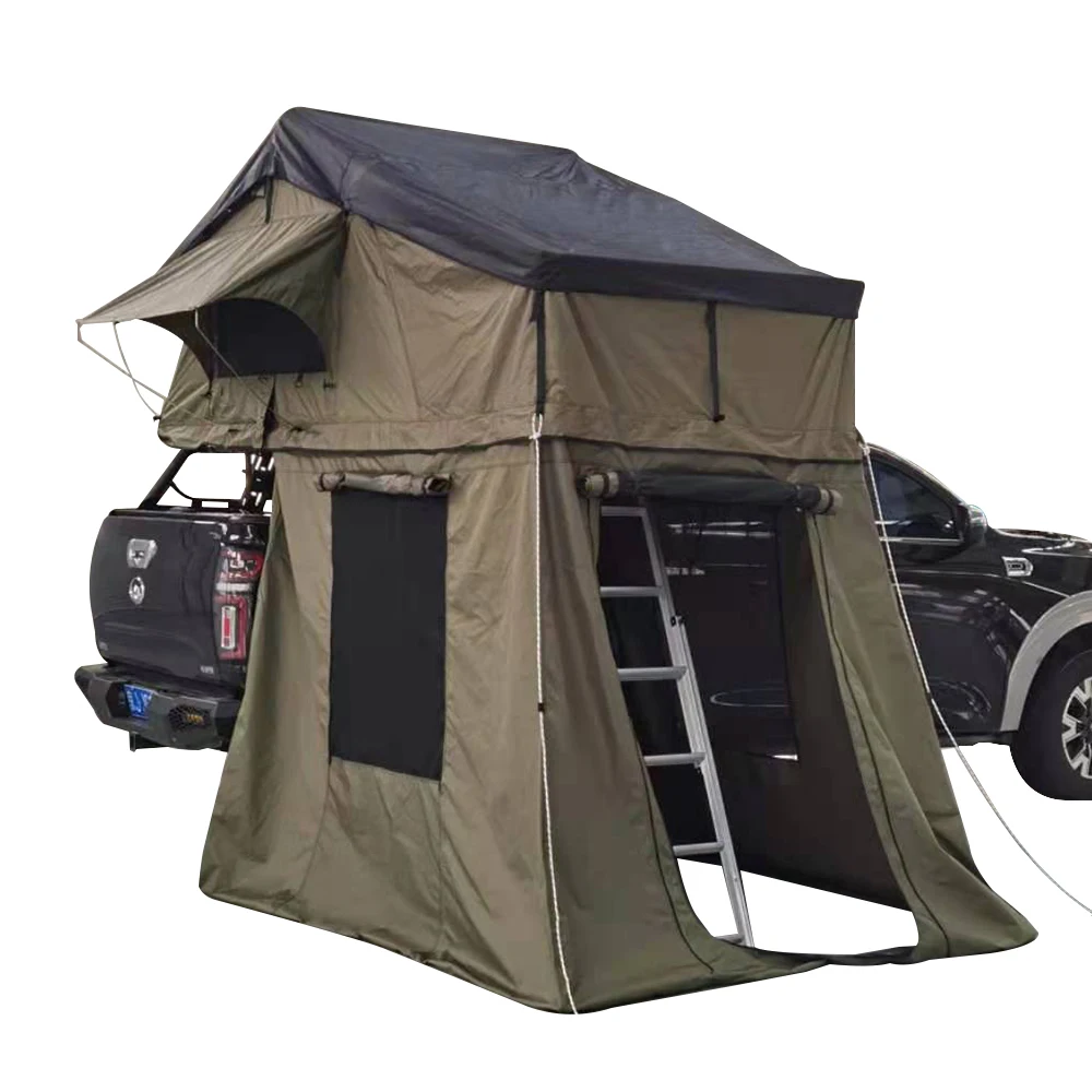 

Sunday campers Waterproof Sunshade Folding Roof Top Car family Camping Outdoor Tent with Awning annex room