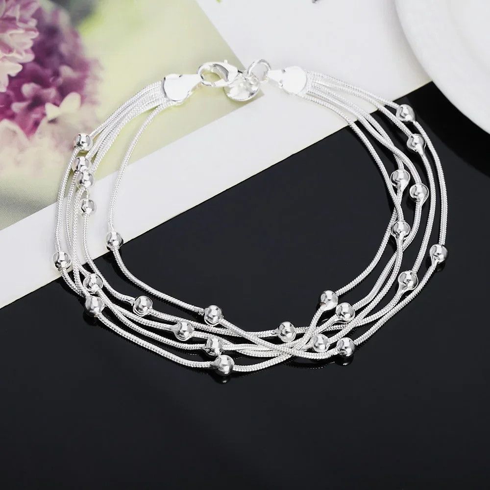 Zhubobo 925 sterling silver Bracelets Snake chain round beads for women Retro Wedding party Wild Christmas Gifts fashion Jewelry
Zhubobo 925 sterling silver Bracelets Snake chain round beads for women Retro Wedding party Wild Christmas Gifts fashion Jewelry
