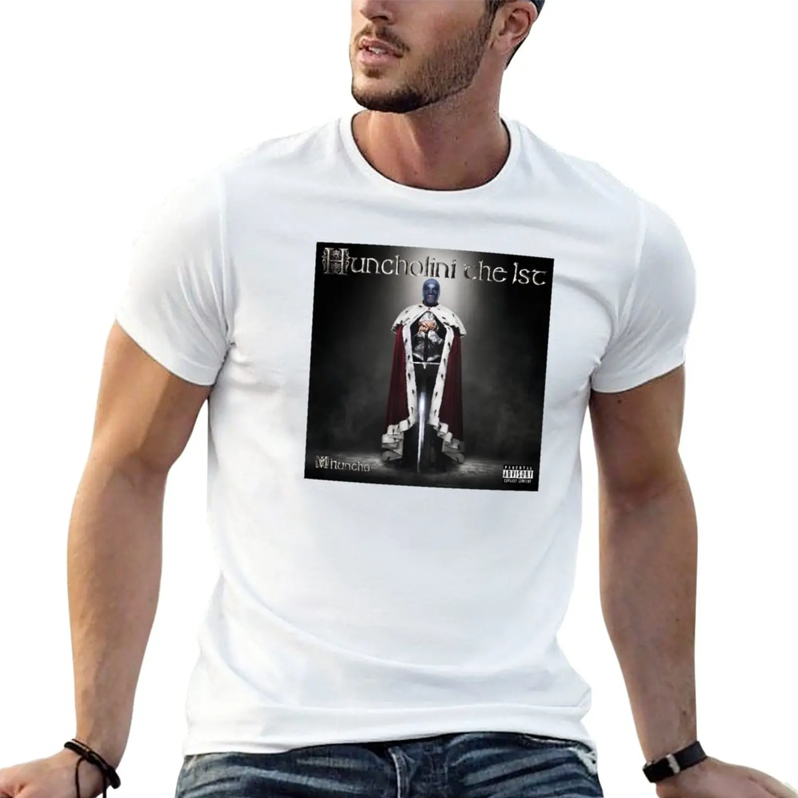 M Huncho: Huncholini the 1st Official Merchandise T-Shirt anime clothes men clothing
M Huncho: Huncholini the 1st Official Merchandise T-Shirt anime clothes men clothing