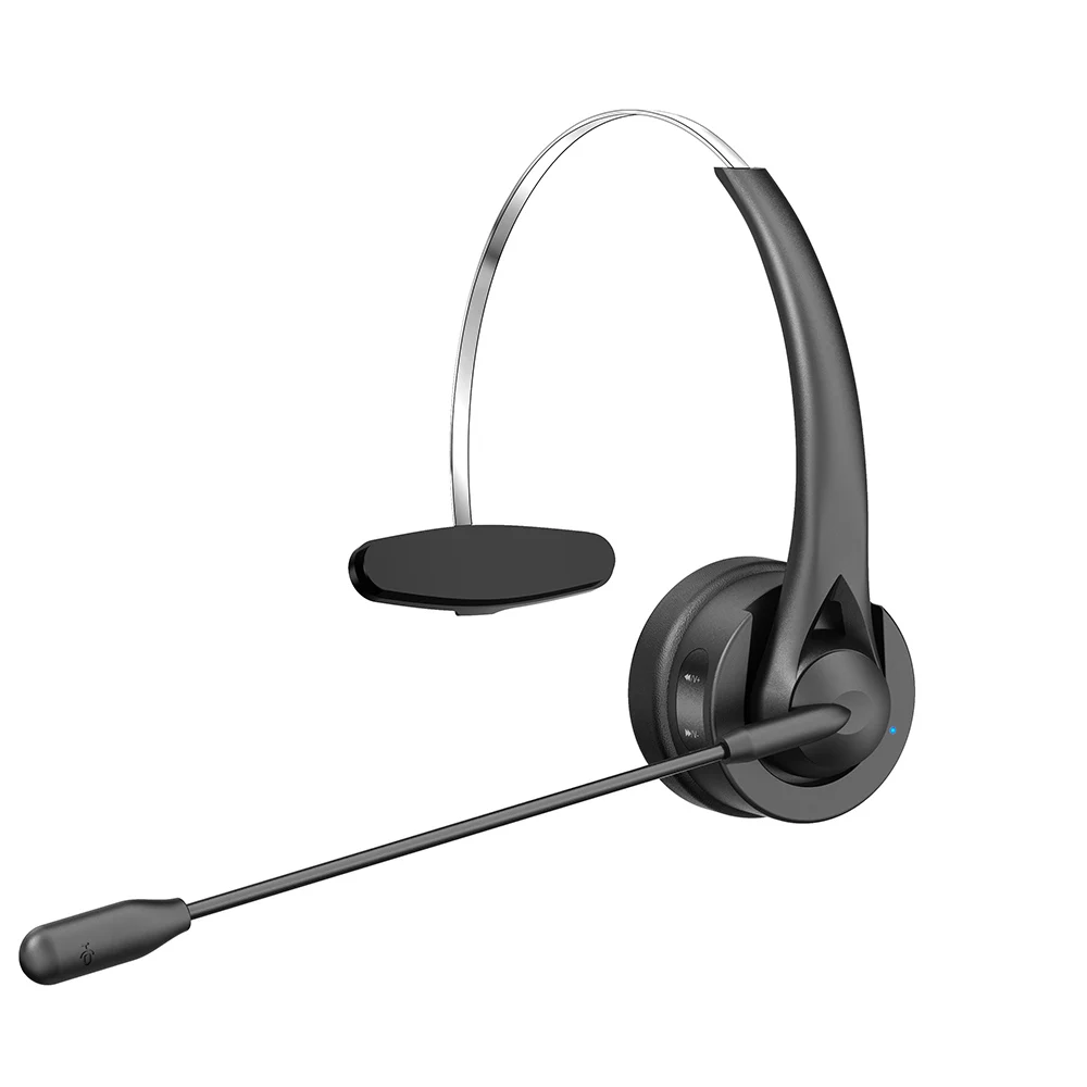 S9d724dad5f39461c8de3884cf1d17c95W Bluetooth 5.4 Wireless Headset Adjustable Microphone Noise Canceling Headset Call Center Headset For Mobile Phones Wireless Char