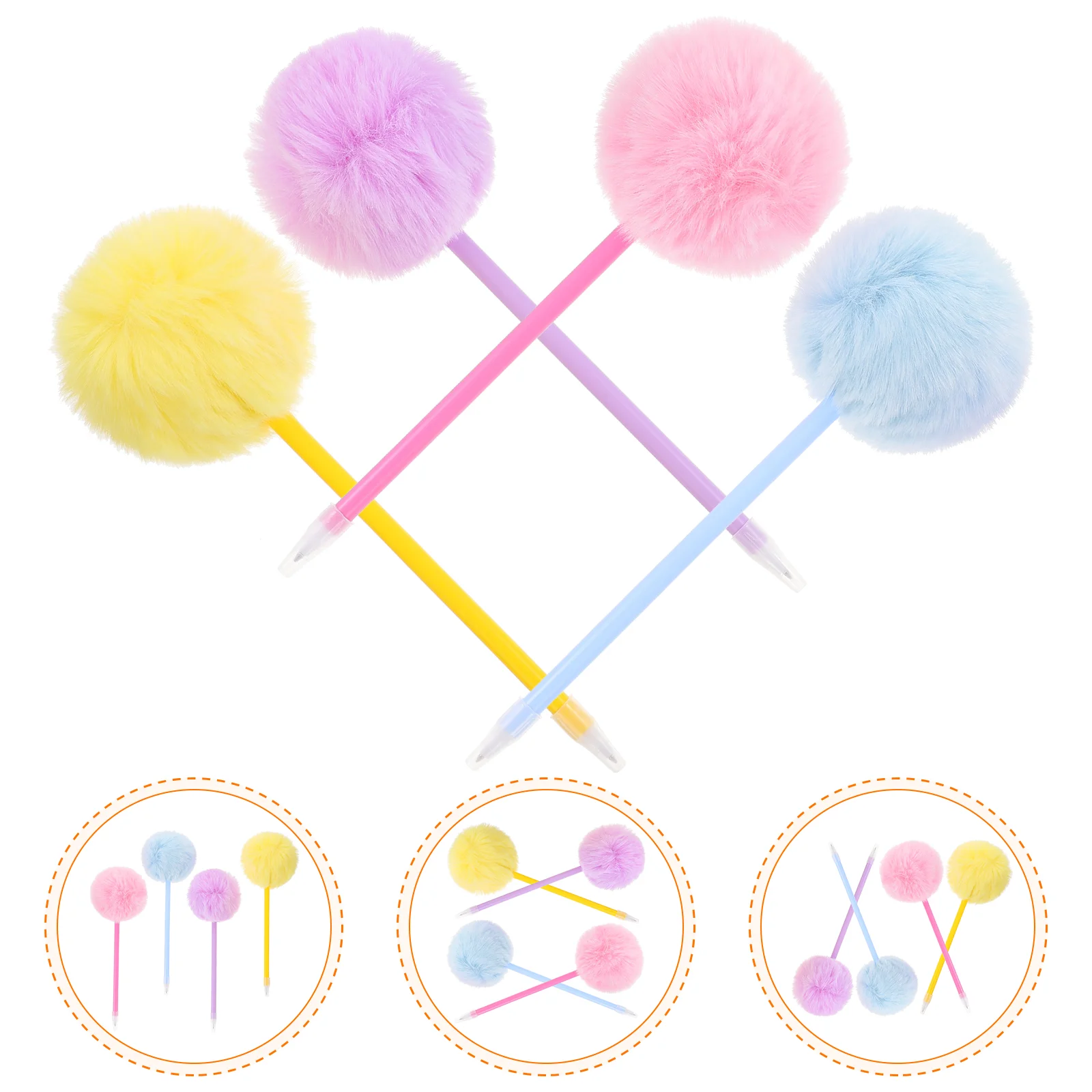Hair Ball Writing Pen Ballpoint Pens Pompom Fluffy Cute Lovely for Cartoon Cute Pp Decorative Student Girls
Hair Ball Writing Pen Ballpoint Pens Pompom Fluffy Cute Lovely for Cartoon Cute Pp Decorative Student Girls
