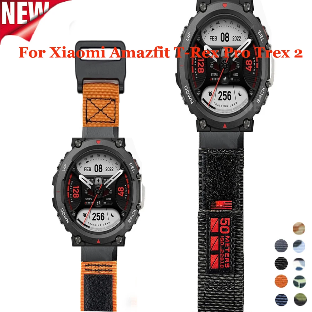 luxury High quality Nylon Strap For Huami Amazfit T-Rex 2 Watch Band Nylon Adjustable Bracelet For Xiaomi Amazfit T-Rex Pro TRex
luxury High quality Nylon Strap For Huami Amazfit T-Rex 2 Watch Band Nylon Adjustable Bracelet For Xiaomi Amazfit T-Rex Pro TRex