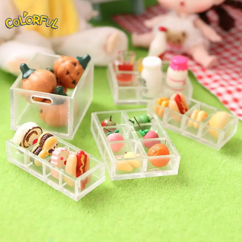 1:12 DollHouse Mini 4/6 Grid Storage Box Cosmetic Box Lattice Model Decor Toy Miniature Food Storage Container Doll Scene Decor
1:12 DollHouse Mini 4/6 Grid Storage Box Cosmetic Box Lattice Model Decor Toy Miniature Food Storage Container Doll Scene Decor