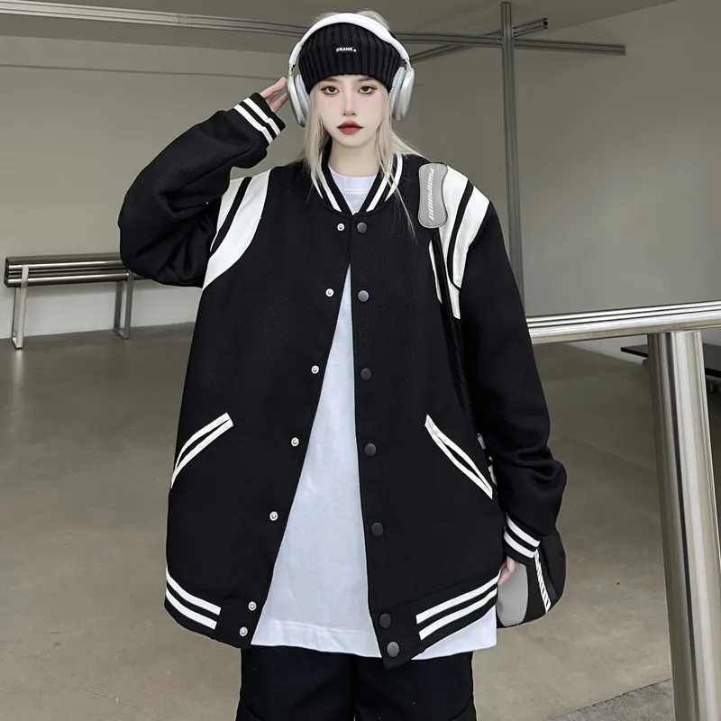 Autumn And Winter 2022 New American Baseball Jersey Collage Color Contrast Korean Loose Coat Men's And Women's In Fashion
Autumn And Winter 2022 New American Baseball Jersey Collage Color Contrast Korean Loose Coat Men's And Women's In Fashion