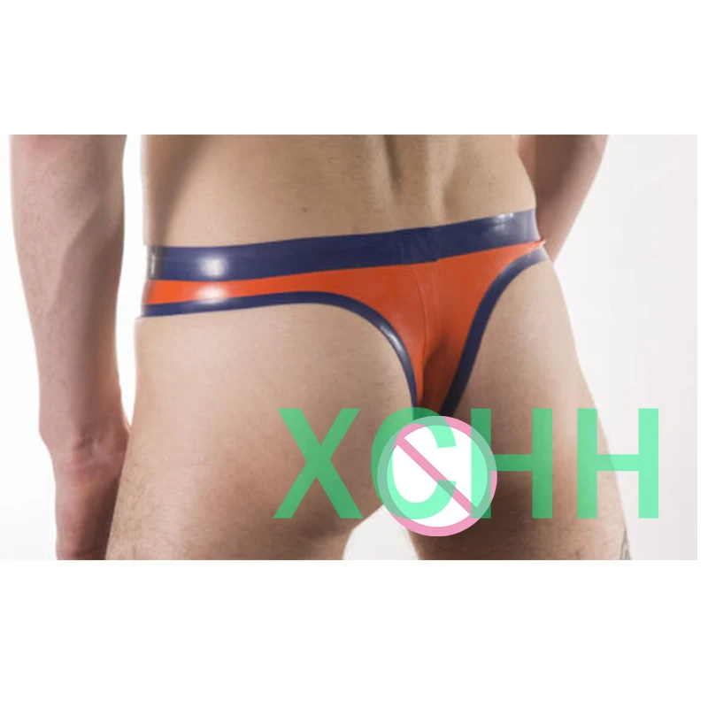 Men's Briefs ,Thong Style Rubber, Contrast Waistband and Edge Trim Orange with Black , 0.4mm LATEX
Men's Briefs ,Thong Style Rubber, Contrast Waistband and Edge Trim Orange with Black , 0.4mm LATEX