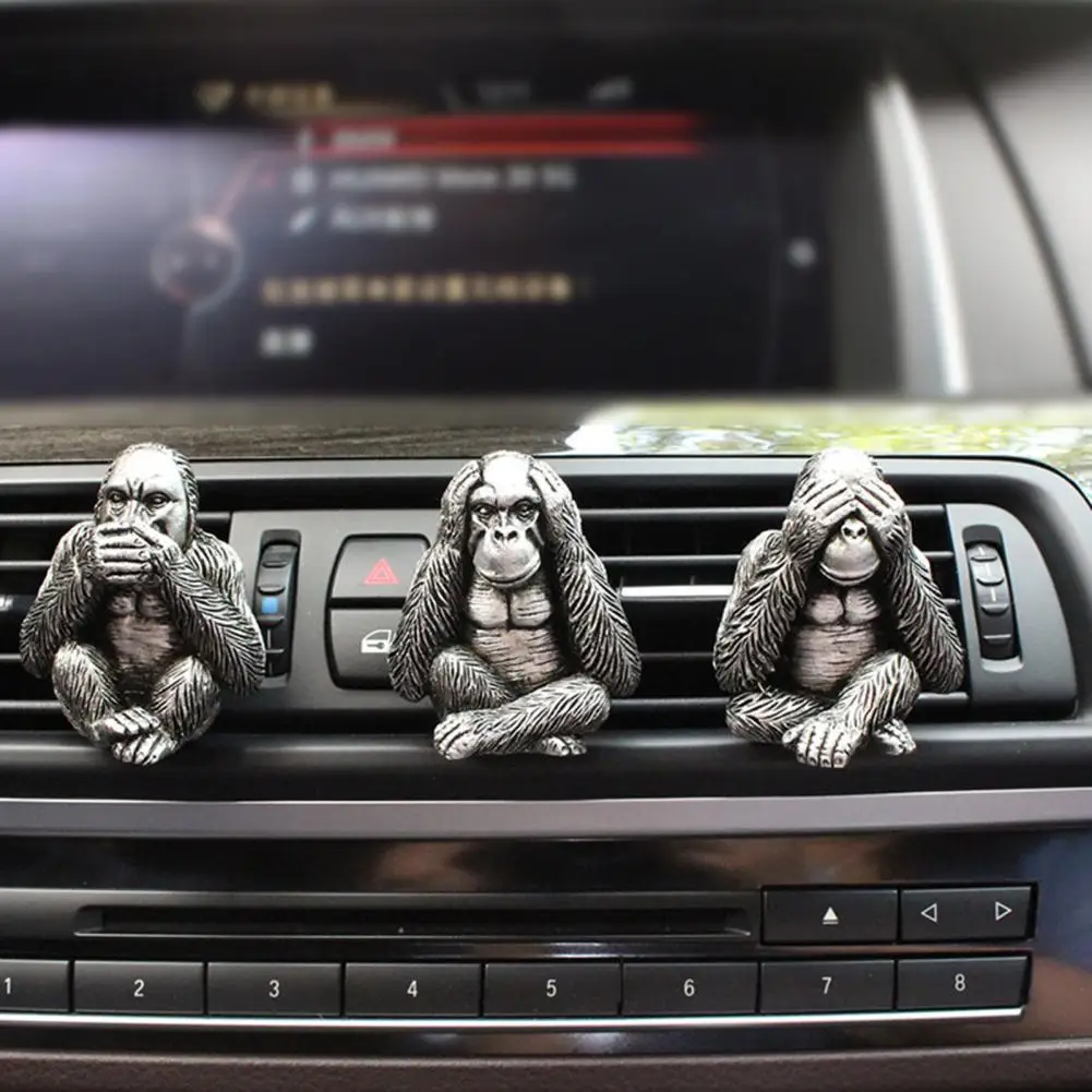 3Pcs Car Air Freshener Clips Long-lasting Gorilla Shaped Resin Air Conditioning Ventilation Decoration Car Perfume Clips
3Pcs Car Air Freshener Clips Long-lasting Gorilla Shaped Resin Air Conditioning Ventilation Decoration Car Perfume Clips