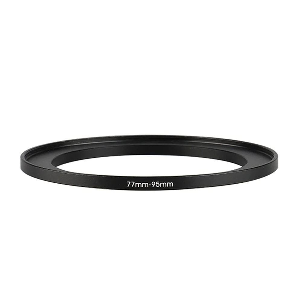 

Aluminum Black Step Up Filter Ring 77mm-95mm 77-95mm 77 to 95 Filter Adapter Lens Adapter for Canon Nikon Sony DSLR Camera Lens