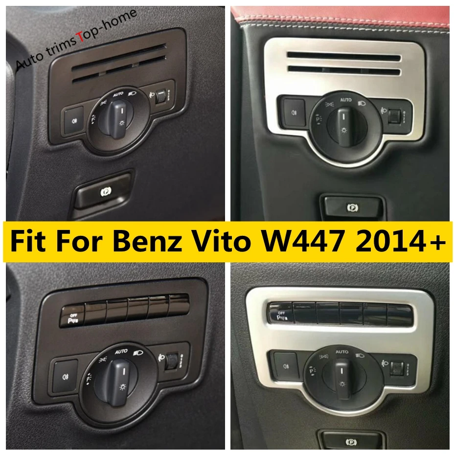Car Head Lights Lamps Switch Button Decoration Frame Cover Trim Fit For Mercedes-Benz Vito W447 2014 - 2021 Interior Accessories
Car Head Lights Lamps Switch Button Decoration Frame Cover Trim Fit For Mercedes-Benz Vito W447 2014 - 2021 Interior Accessories