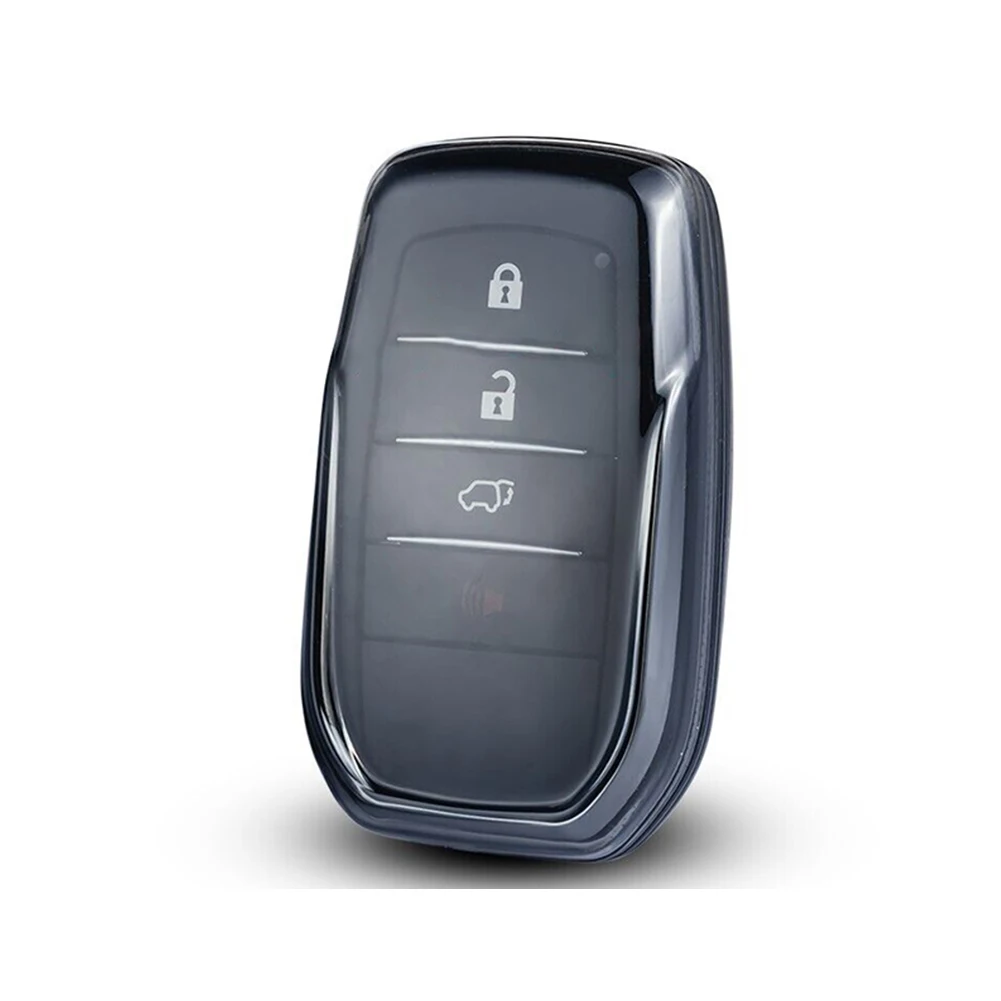 Black Transparent Key Fob Case for Toyota For Sienna For Venza For Easy to Install and Universal Fitment
Black Transparent Key Fob Case for Toyota For Sienna For Venza For Easy to Install and Universal Fitment