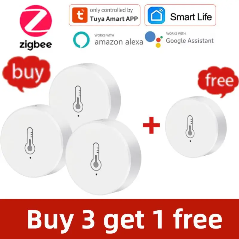 Tuya Zigbee Temperature And Humidity Sensor Whole House Smart Home Linkage Wireless Temperature And Humidity Sensor White
Tuya Zigbee Temperature And Humidity Sensor Whole House Smart Home Linkage Wireless Temperature And Humidity Sensor White