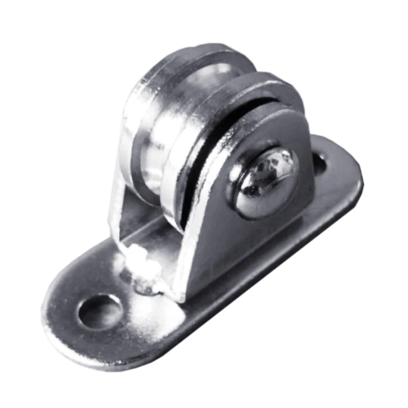 

Single Pulley Block Small Pulley Block Smooth Wheel with Bearings Ceiling/Wall Mount Pulley Wheel for Wire Rope Cord Dropship