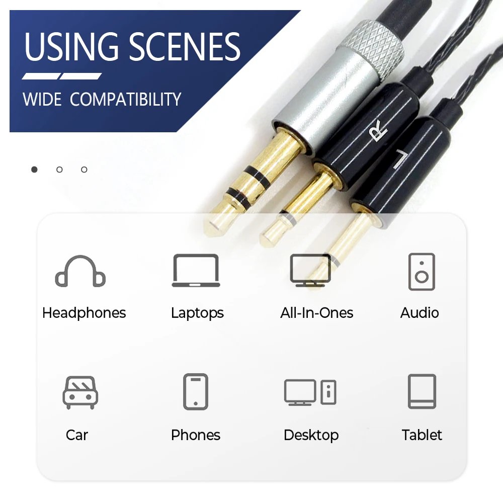 3.5MM to 2.5MM JackHeadphone Upgrade Cable Headset Audio Cable Earphone Replacement Cable for SENNHEISER HD447 HD437 HD202 HD212 3.5MM to 2.5MM JackHeadphone Upgrade Cable Headset Audio Cable Earphone Replacement Cable for SENNHEISER HD447 HD437 HD202 HD212