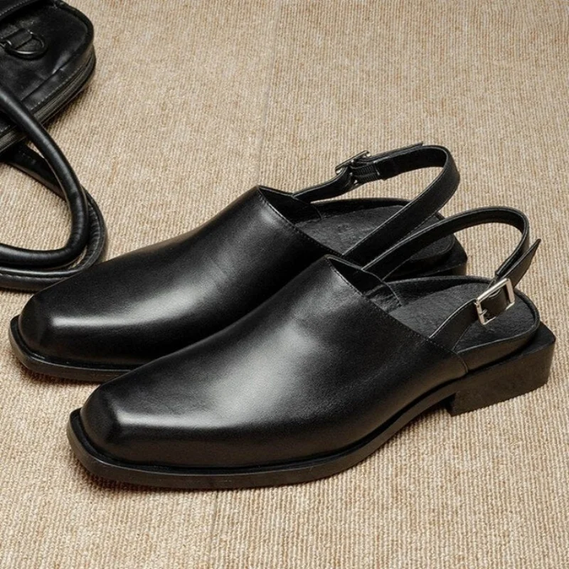 Men Black Sandals Square Toe Buckle Strap Shoes for Men Wedding Pu Casual Business Designer Shoes Free Shipping
Men Black Sandals Square Toe Buckle Strap Shoes for Men Wedding Pu Casual Business Designer Shoes Free Shipping