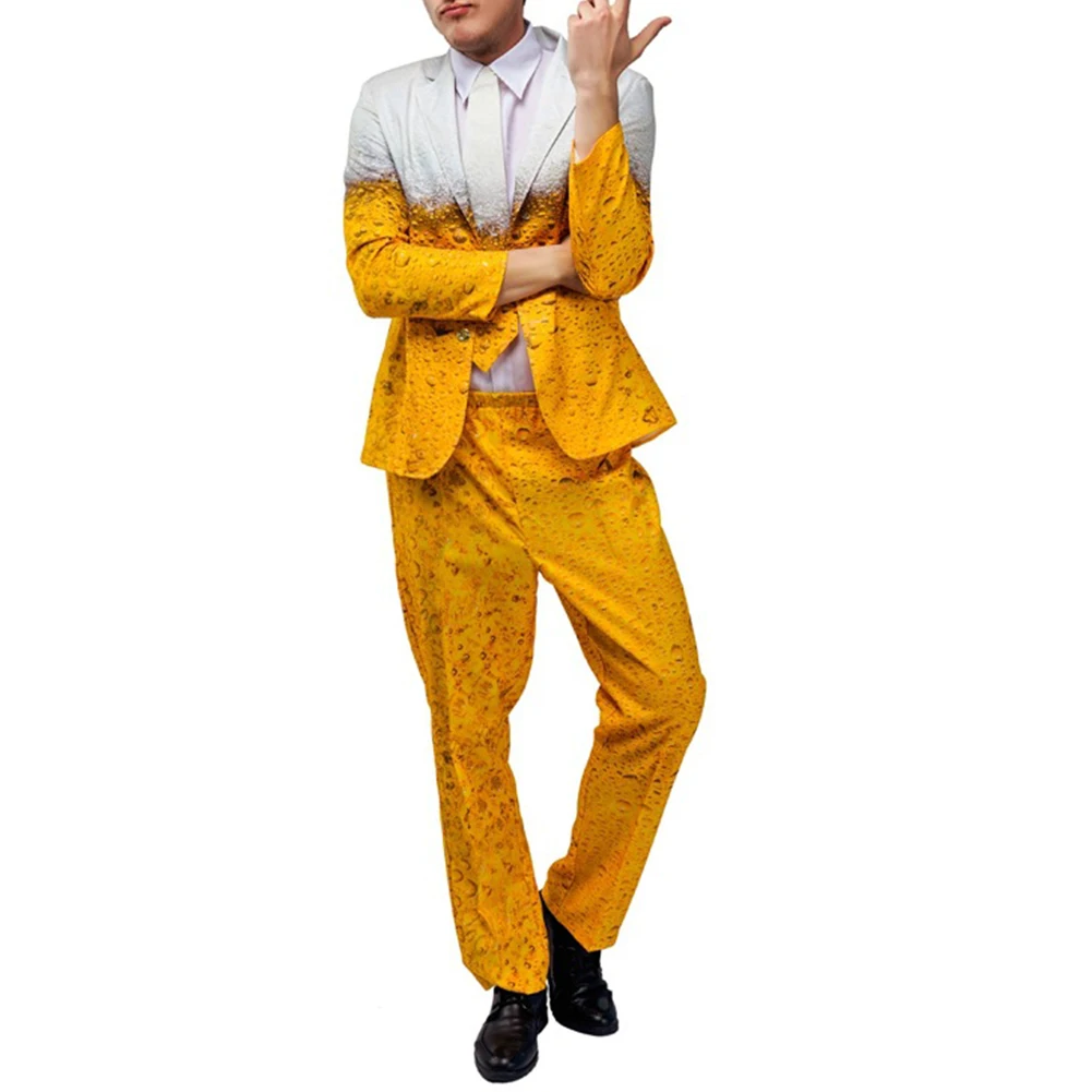 Men Long Sleeve Oktoberfest Beer Suit Jacket Cosplay Dress Up Adult Suit Pants Funny Humour Bucks Stag Party Fantasia Costumes
Men Long Sleeve Oktoberfest Beer Suit Jacket Cosplay Dress Up Adult Suit Pants Funny Humour Bucks Stag Party Fantasia Costumes