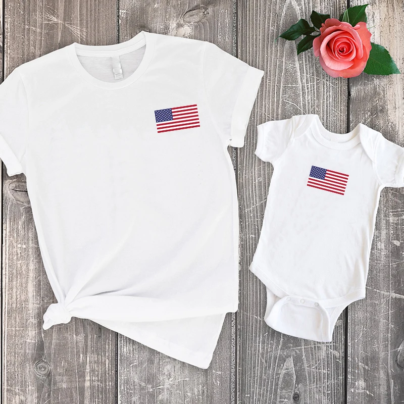 american flag mom and son matching clothes independence day baby girl christmas summer tshirt cute mama tops family look print
american flag mom and son matching clothes independence day baby girl christmas summer tshirt cute mama tops family look print