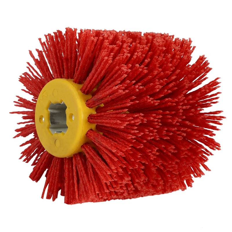 4X Red Abrasive Wire Drum Brushes Deburring Polishing Buffing Wheel For Furniture Wood Angle Grinder Adapter
4X Red Abrasive Wire Drum Brushes Deburring Polishing Buffing Wheel For Furniture Wood Angle Grinder Adapter