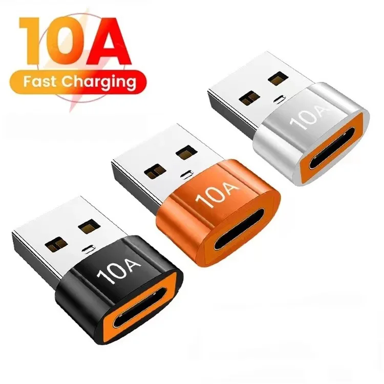 10A USB To Type C OTG Adapter USB3.0 Type C Female to USB Male Converter Support Data Transfer Charging Converter For PC
10A USB To Type C OTG Adapter USB3.0 Type C Female to USB Male Converter Support Data Transfer Charging Converter For PC