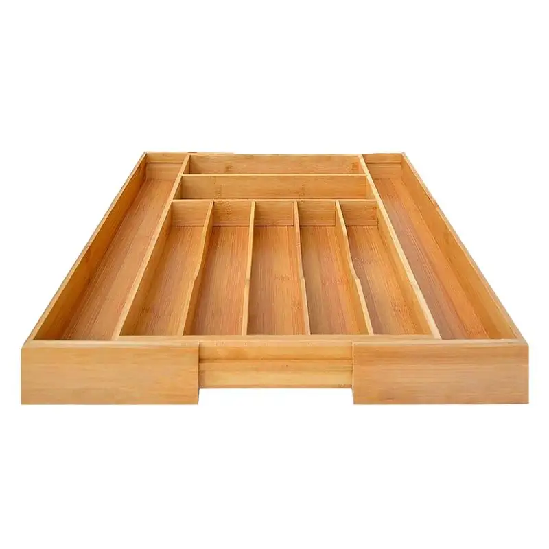Wooden Expandable Cutlery Tray Utensil Storage Drawer 9-Compartment Silverware Organizer Kitchen Flatware Organizer Cutlery rack
Wooden Expandable Cutlery Tray Utensil Storage Drawer 9-Compartment Silverware Organizer Kitchen Flatware Organizer Cutlery rack