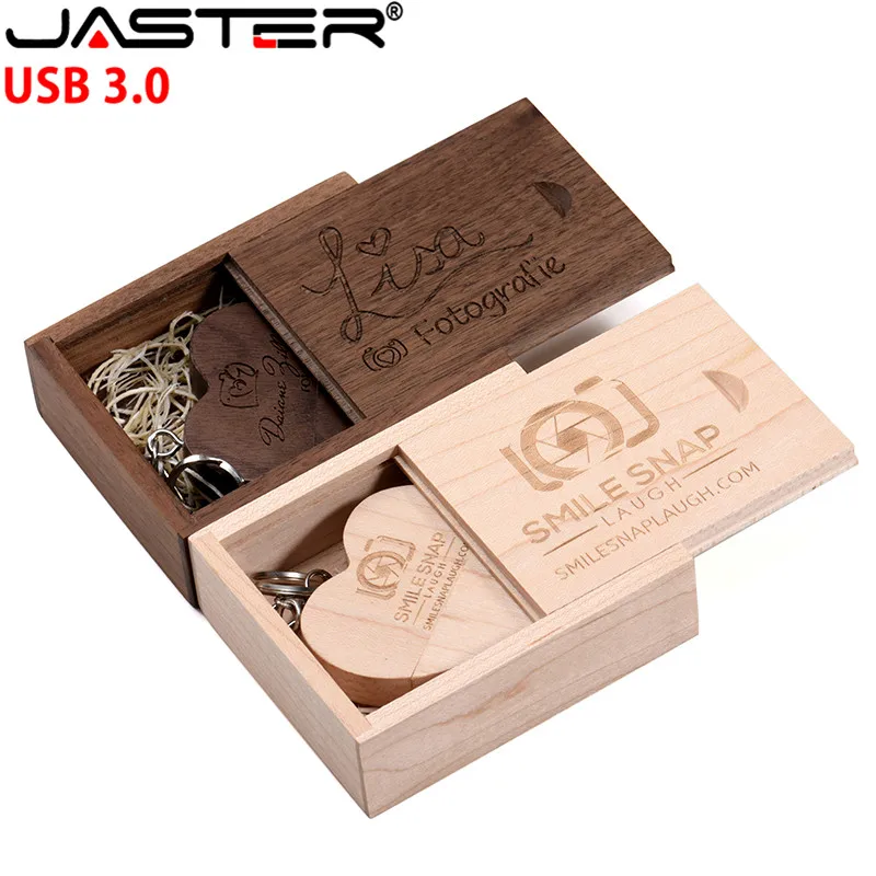 JASTER Pen Drive Wooden Heart Shape 3.0 USB+Box USB Drive 8GB Free Custom Logo16GB 32GB 64GB Wedding Photography Memorial Gift
JASTER Pen Drive Wooden Heart Shape 3.0 USB+Box USB Drive 8GB Free Custom Logo16GB 32GB 64GB Wedding Photography Memorial Gift