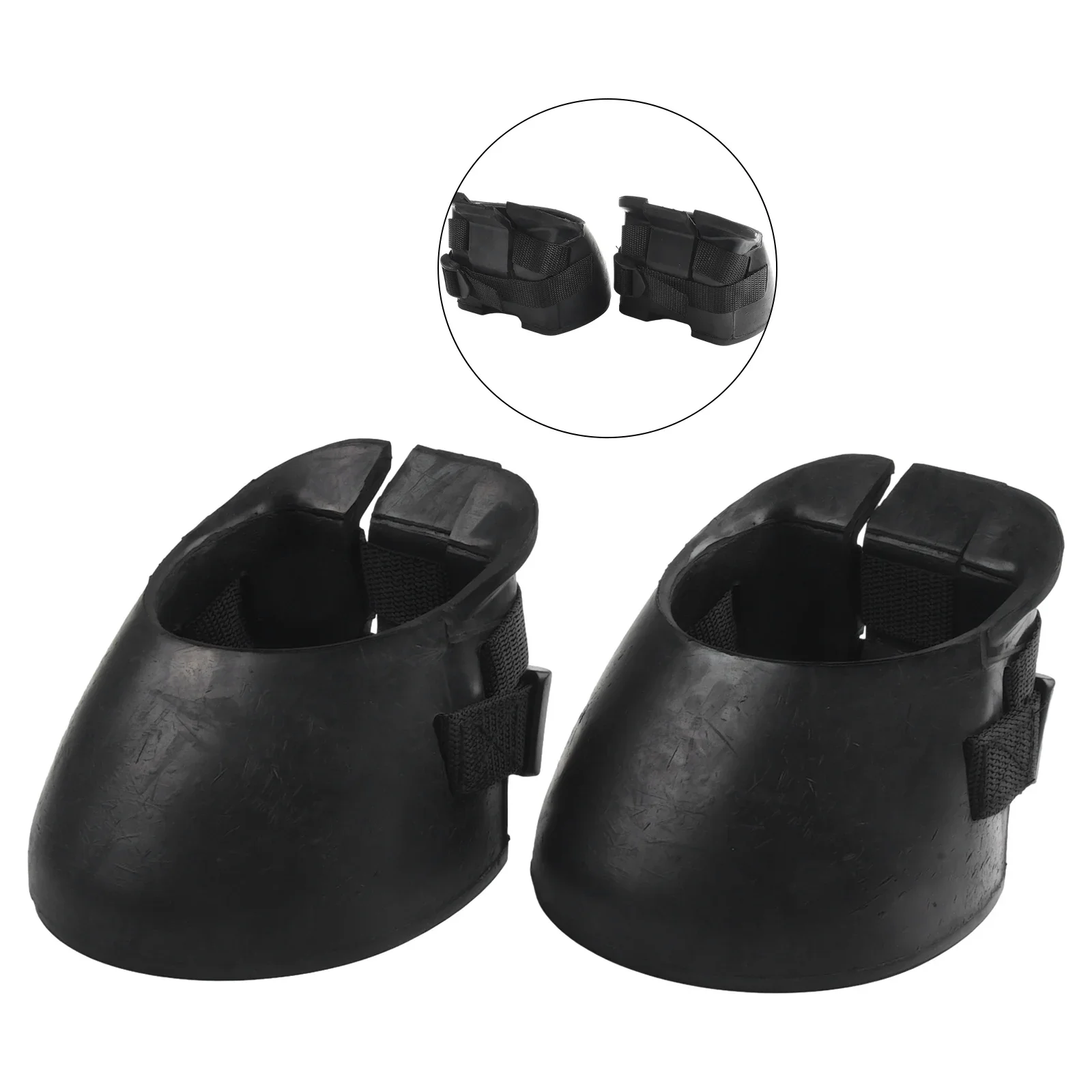 Protect Cover Horse Hoof Boots Rubber Sporting Black Good Anti-slip Isolate Dirty Water Protect Horse's Hoof Durable
Protect Cover Horse Hoof Boots Rubber Sporting Black Good Anti-slip Isolate Dirty Water Protect Horse's Hoof Durable