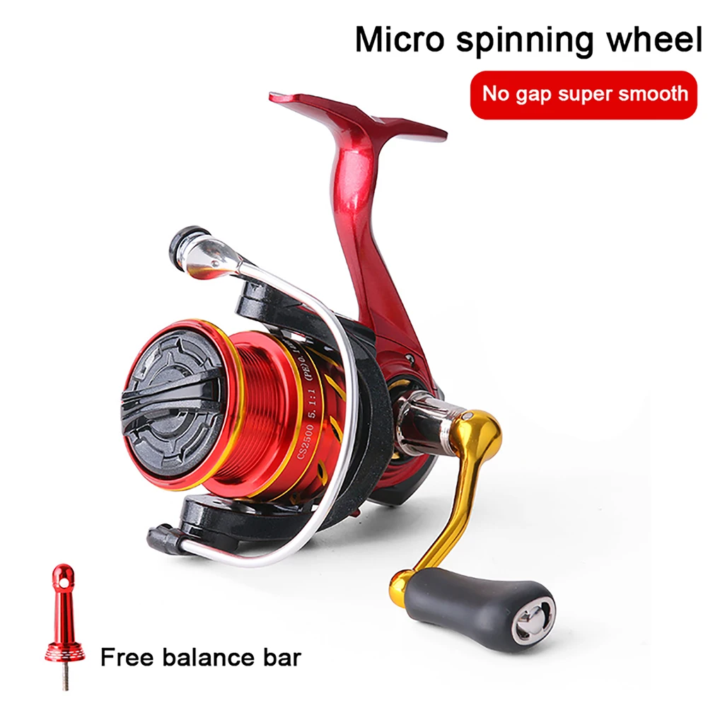 

Spinning Reel 5.1:1 Ultra Smooth Powerful Reel 5+1 Full Metal Fishing Reel For Outdoor Freshwater Saltwater Fishing