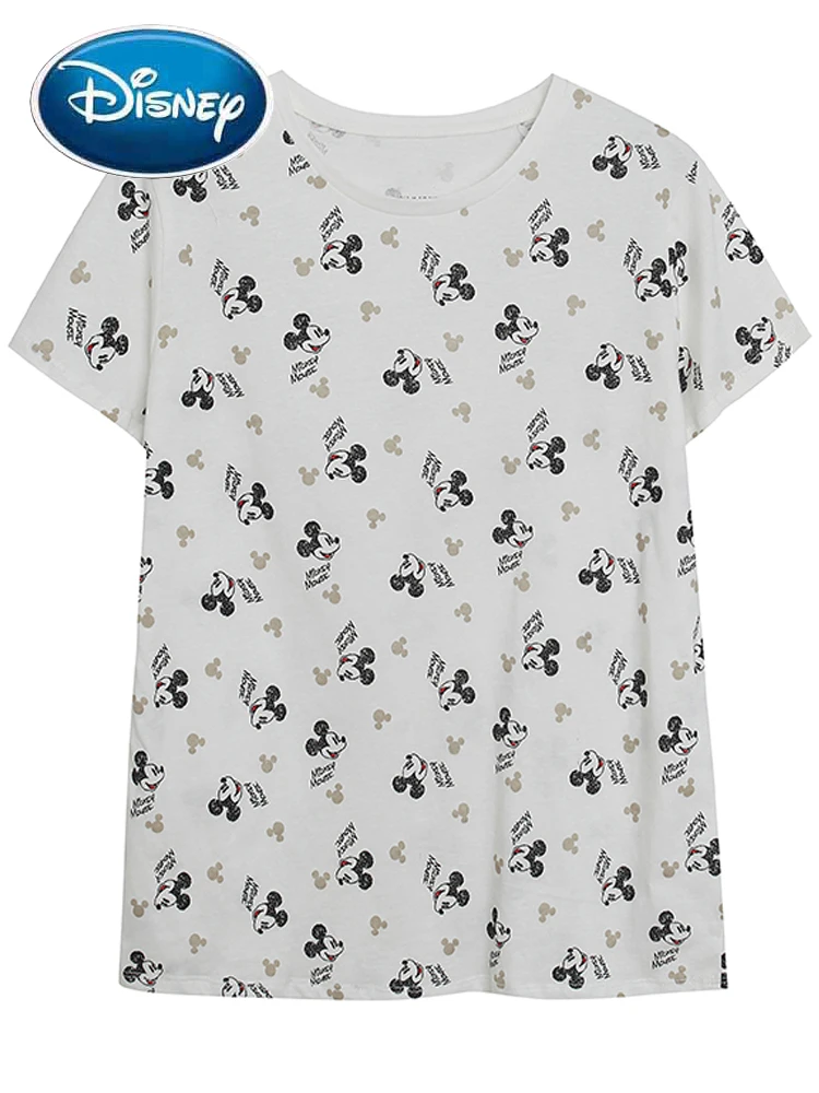 Disney T-Shirt 2023 New Sweet Mickey Mouse Letter Cartoon Print Chic Fashion Women Short Sleeve O-Neck Pullover Tee Tops Female
Disney T-Shirt 2023 New Sweet Mickey Mouse Letter Cartoon Print Chic Fashion Women Short Sleeve O-Neck Pullover Tee Tops Female