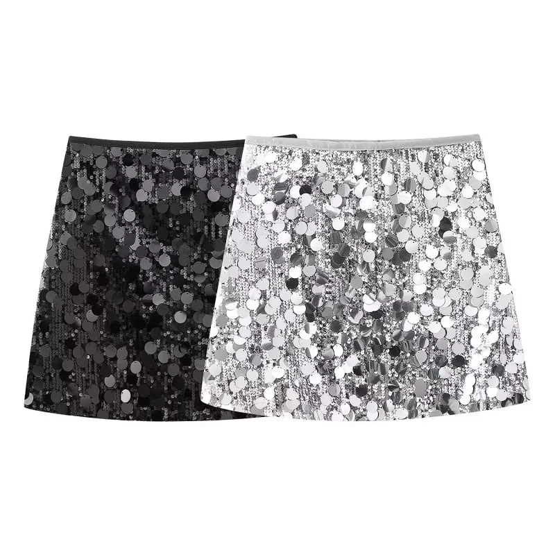 New Women Sequin Embellished Mini Skirt Fashionable And Sexy High Waisted Club Party Dress Trendy Holiday Street Style
New Women Sequin Embellished Mini Skirt Fashionable And Sexy High Waisted Club Party Dress Trendy Holiday Street Style