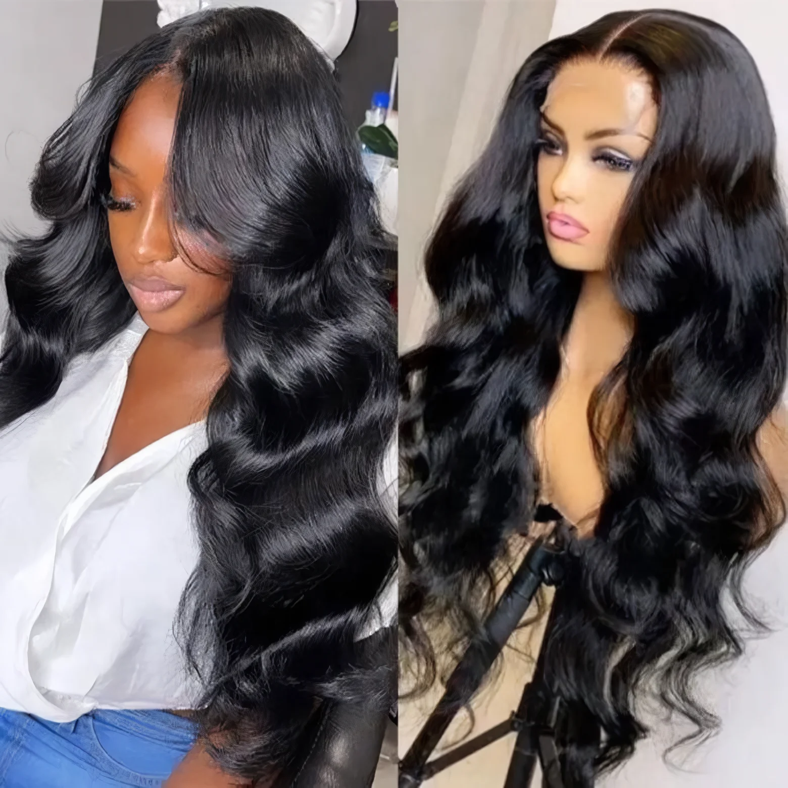 30 Inch HD Transparent Glueless 100% human hair wigs 13x6 Lace Frontal Wigs Body Wave Lace Front Wigs Human Hair Wigs for Women 
30 Inch HD Transparent Glueless 100% human hair wigs 13x6 Lace Frontal Wigs Body Wave Lace Front Wigs Human Hair Wigs for Women