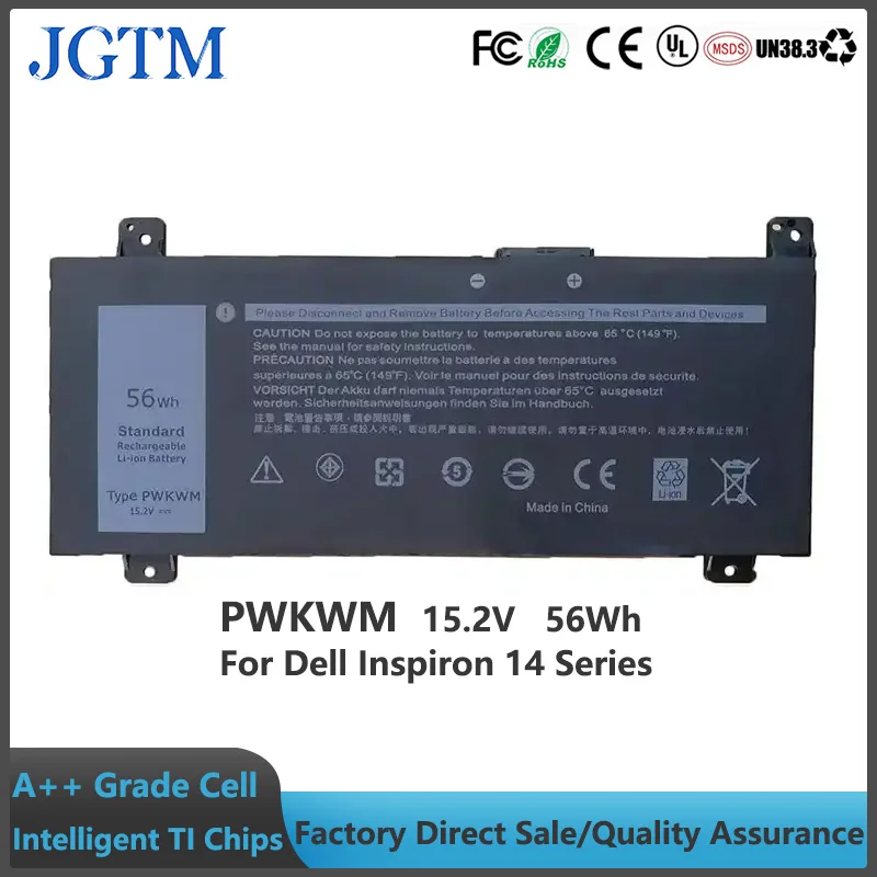 Сменная батарея для ноутбука PWKWM JGTM 15,2 в 56 Втч для Dell Inspiron 7000 14-7466 14-7467 серии батарей
Сменная батарея для ноутбука PWKWM JGTM 15,2 в 56 Втч для Dell Inspiron 7000 14-7466 14-7467 серии батарей