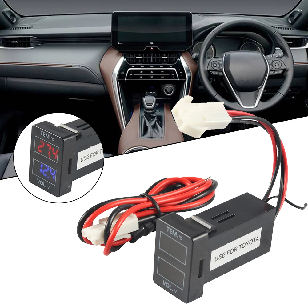 1pcs Digital Display Meter About 55x23x33 Mm/2.17*0.91*1.30 Inch For Toyota Vehicles' Switch Hole Of 40x20 Mm Car Electronics
1pcs Digital Display Meter About 55x23x33 Mm/2.17*0.91*1.30 Inch For Toyota Vehicles' Switch Hole Of 40x20 Mm Car Electronics