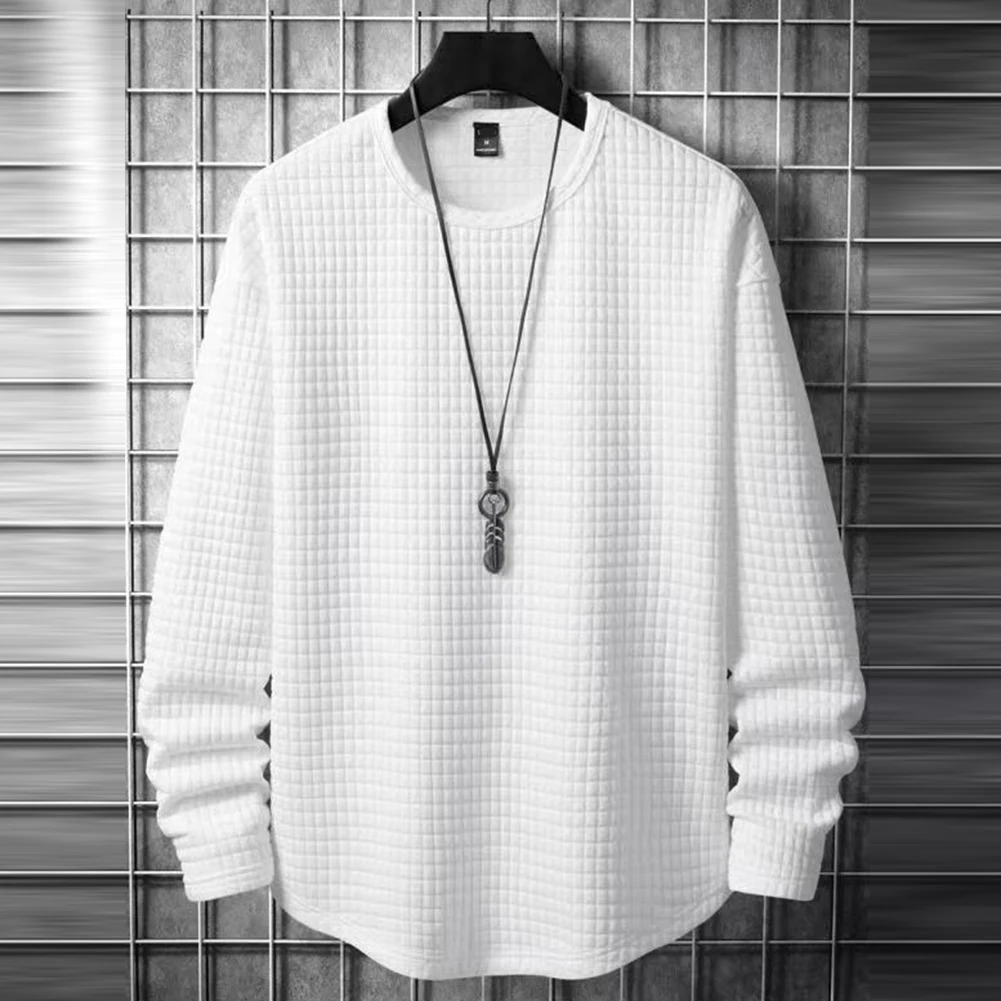 Men Fall Winter Warm Sports Loose Sweatshirt Waffle Texture Long Sleeve Loose Soft Pullover Top Middle Length Male Shirts
Men Fall Winter Warm Sports Loose Sweatshirt Waffle Texture Long Sleeve Loose Soft Pullover Top Middle Length Male Shirts