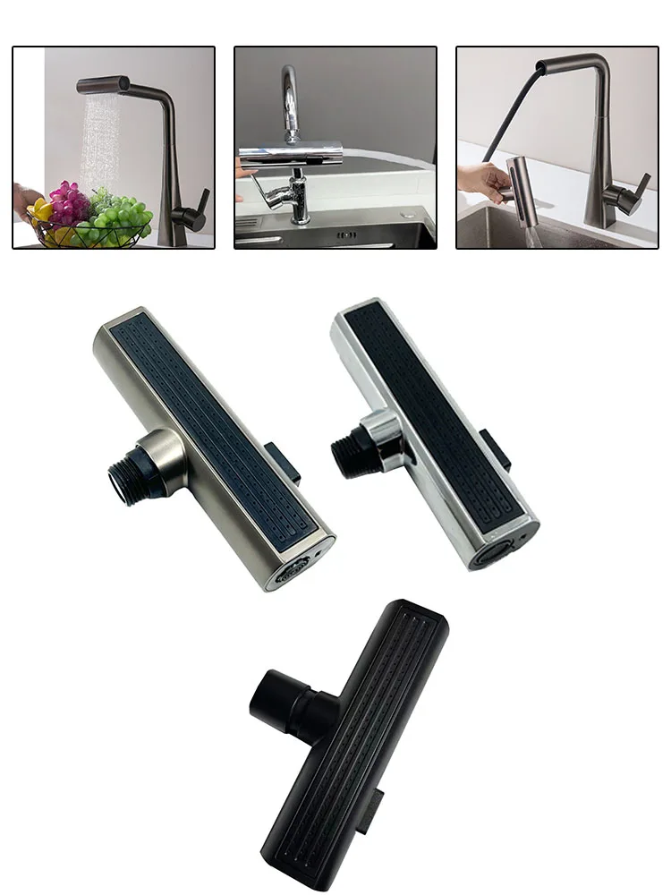 3-In-1 Pull-Out Faucet Waterfall Sprayer Head Sprayer Filter Diffuser Water Saving Nozzle Faucet Connector Mixer Kitchen Faucet
3-In-1 Pull-Out Faucet Waterfall Sprayer Head Sprayer Filter Diffuser Water Saving Nozzle Faucet Connector Mixer Kitchen Faucet